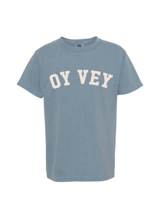 Oy Vey / Heavyweight Ring Spun Tee / 4 colors / Hanukkah