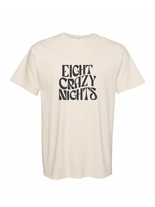 Eight Crazy Nights / YOUTH / Heavyweight Ring Spun Tee / 4 colors / Hanukkah