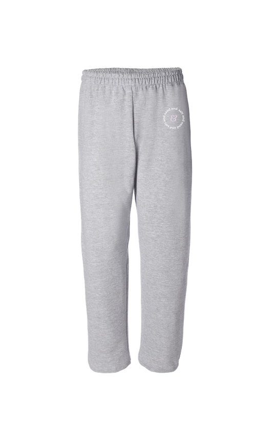 Open-Bottom Sweatpants / Sport Grey / Coastal