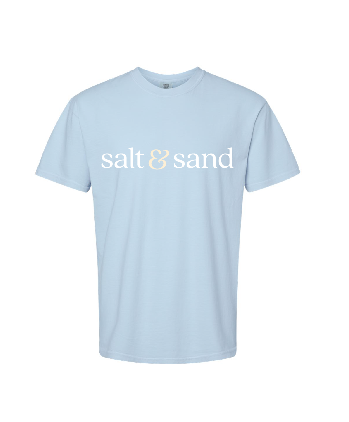 Salt & Sand / Heavyweight Ring Spun Tee / Hydrangea / Coastal