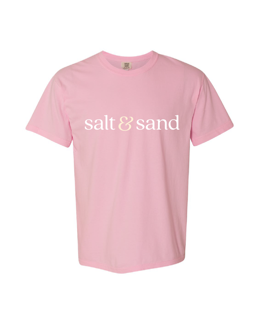 Salt & Sand / Heavyweight Ring Spun Tee / Blossom / Coastal