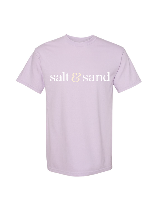 Salt & Sand / Heavyweight Ring Spun Tee / Orchid / Coastal