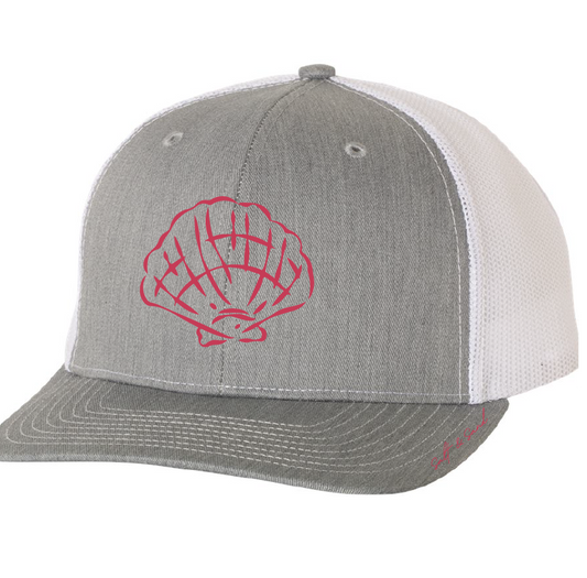 Snapback Trucker Cap / Grey/White / Coastal