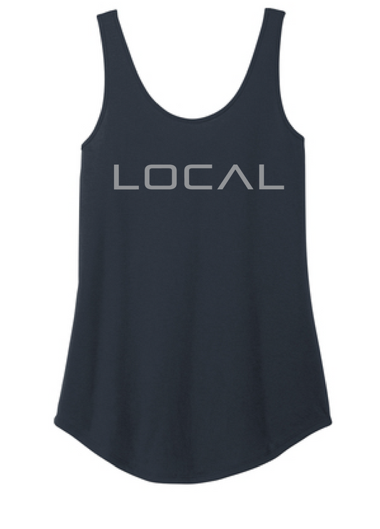 Women’s Triblend Relaxed Tank / New Navy / Local