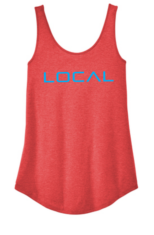 Women’s Triblend Relaxed Tank / Red Frost / Local