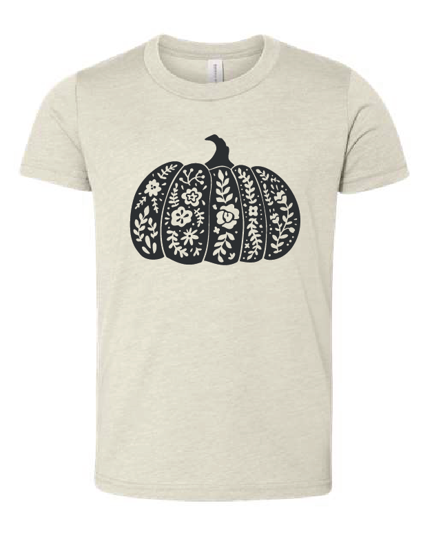 Unisex Heather CVC Short Sleeve Tee / Heather Dust / Halloween