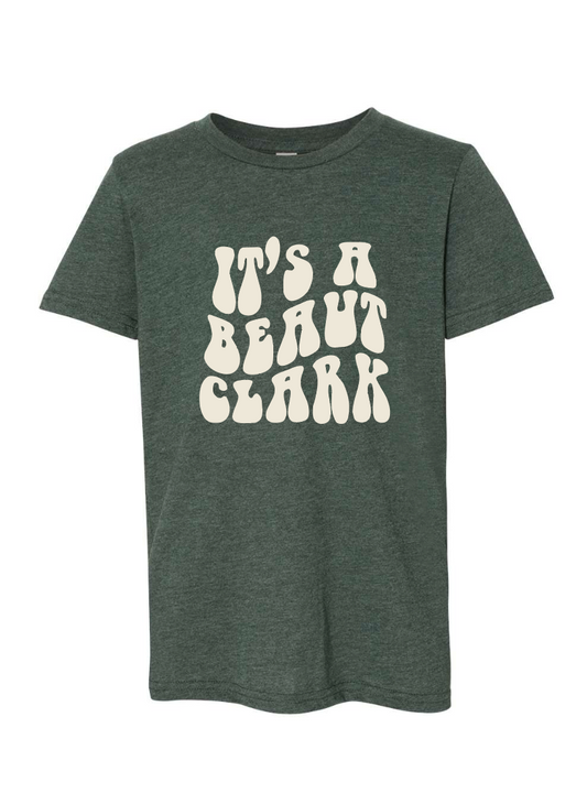 It's Beaut  Clark  / Unisex Heather Softstyle Short Sleeve Tee / 2 Colors / Christmas