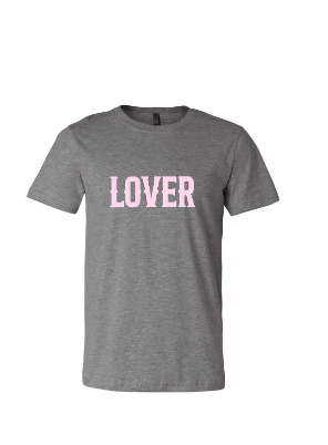 Lover / Unisex Softstyle Short Sleeve Tee (Youth & Adult) / 5 Colors / Valentine's Day