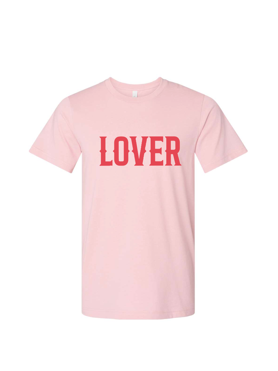 Lover / Unisex Softstyle Short Sleeve Tee (Youth & Adult) / 5 Colors / Valentine's Day