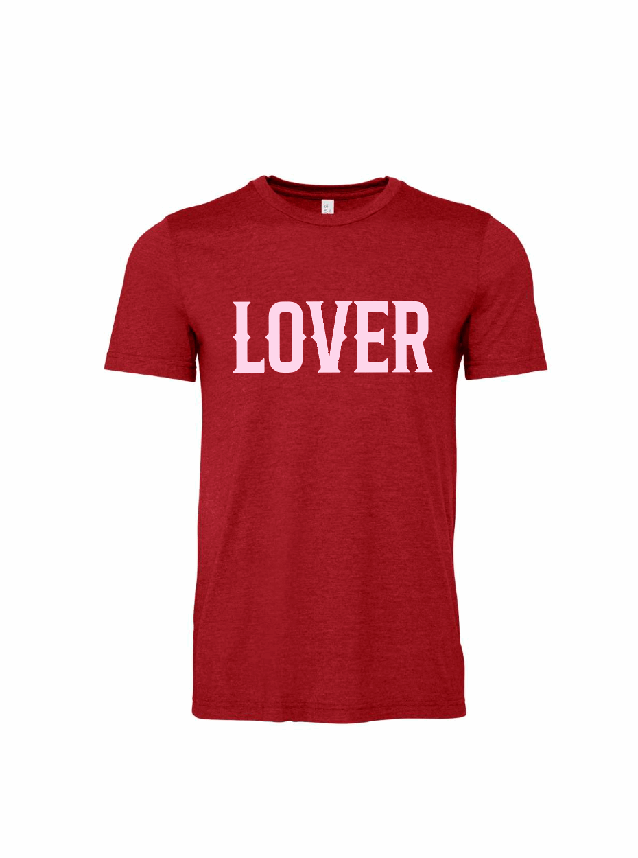 Lover / Unisex Softstyle Short Sleeve Tee (Youth & Adult) / 5 Colors / Valentine's Day