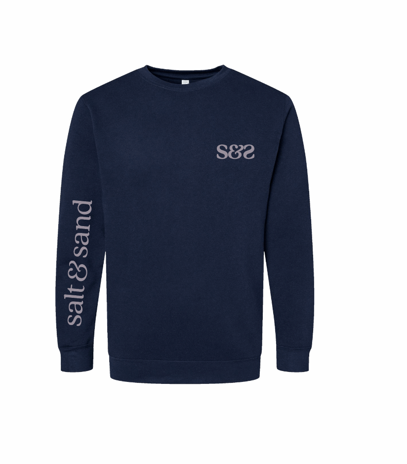 Elevated Fleece Crewneck Sweatshirt / Navy / Patriotic