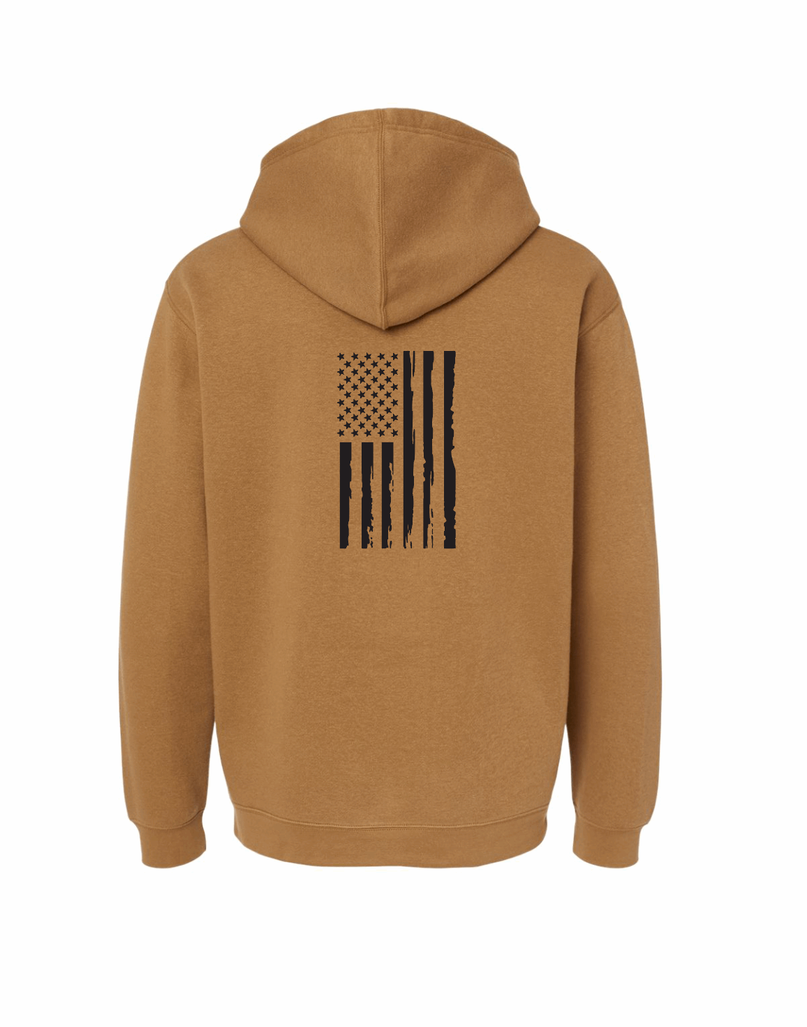 Elevated Fleece Hooded Sweatshirt / Coyote Brown / Salt and Sand / Patriotic