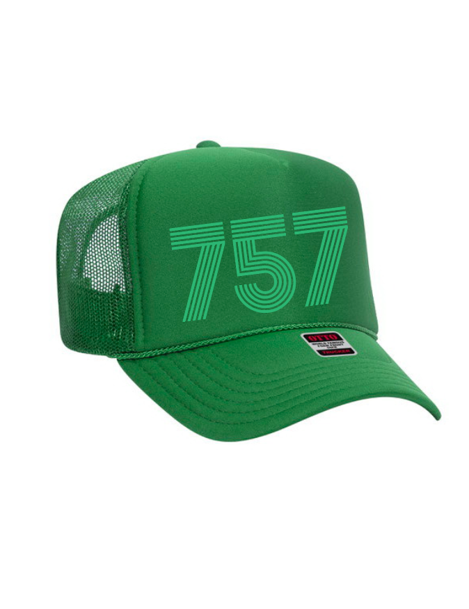 757 / Mid Profile Foam Trucker Hat / St. Patrick's