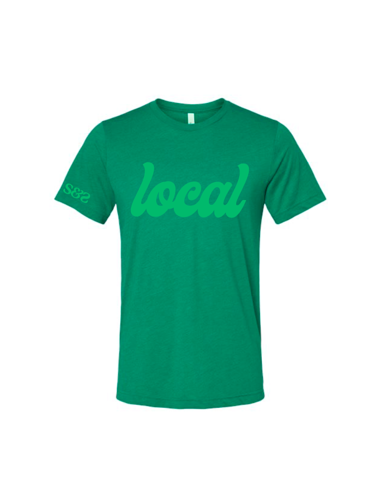 Local / Unisex Softstyle Short Sleeve Tee (Youth & Adult) / Kelly Triblend / St. Patrick's Day