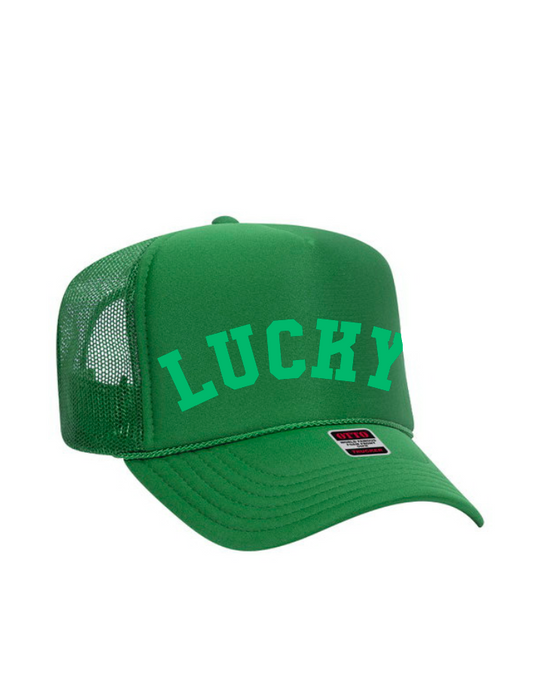 Lucky / Mid Profile Foam Trucker Hat / St. Patrick's