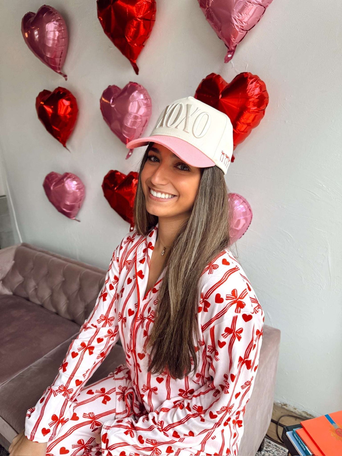 XOXO - Pink Vintage Hat KenzKustomz