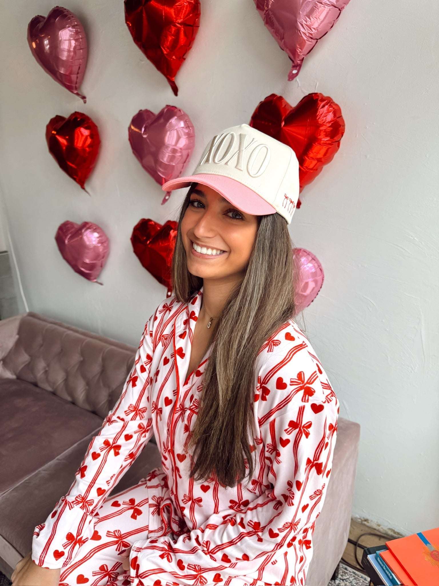 XOXO - Pink Vintage Hat KenzKustomz