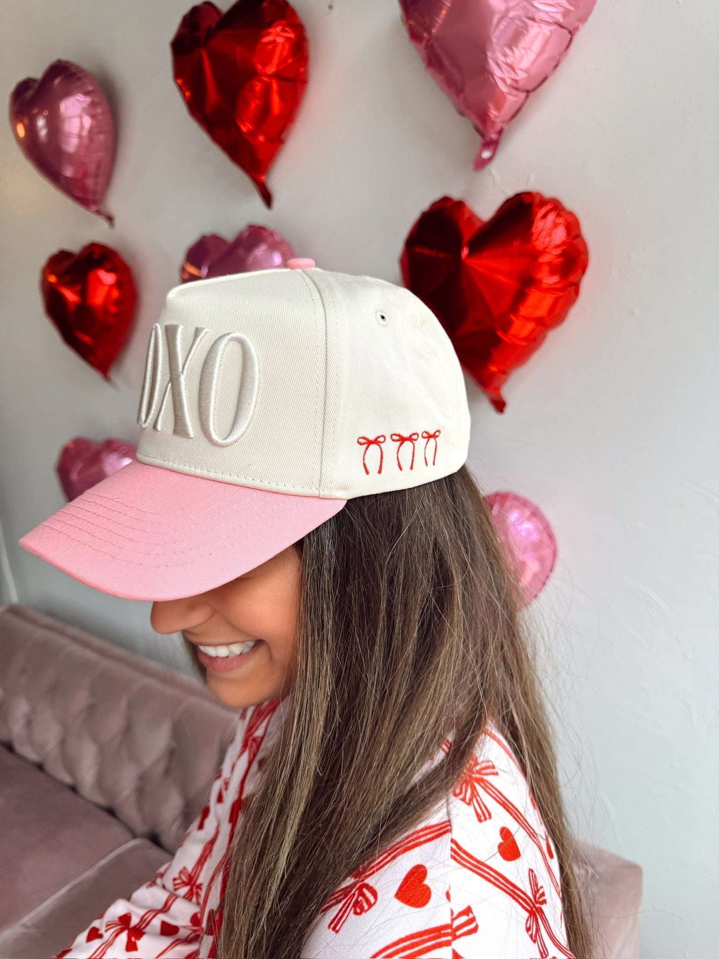 XOXO - Pink Vintage Hat KenzKustomz