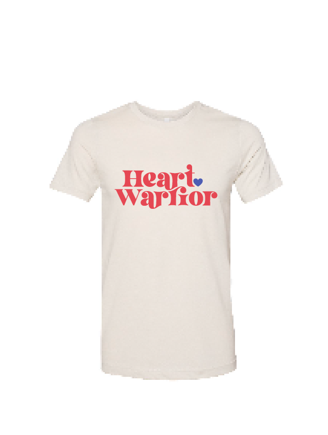 Heart Warrior / Unisex Softstyle Short Sleeve Tee (Youth & Adult) / 5 Colors / Valentine's Day