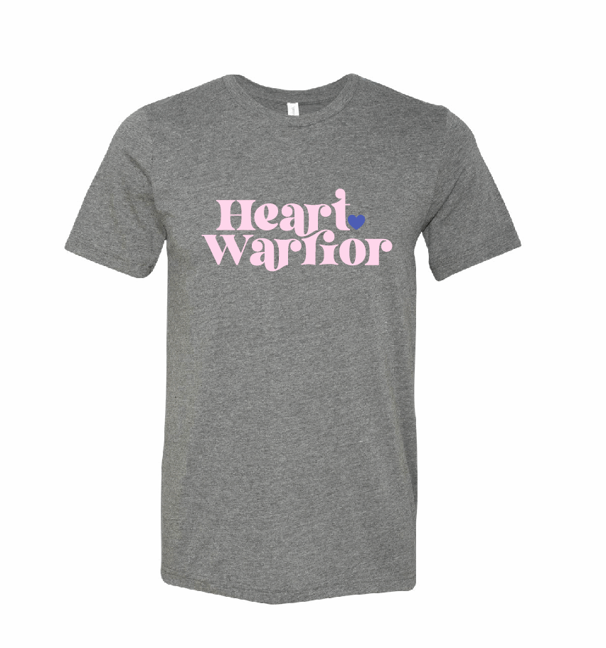 Heart Warrior / Unisex Softstyle Short Sleeve Tee (Youth & Adult) / 5 Colors / Valentine's Day