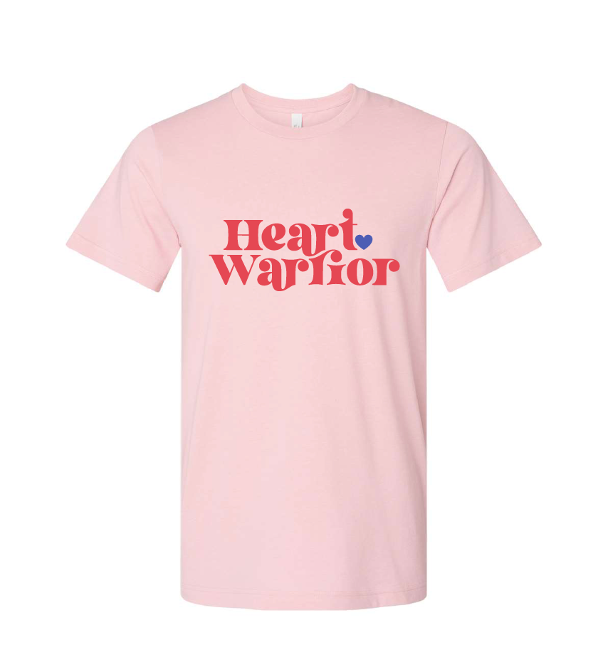 Heart Warrior / Unisex Softstyle Short Sleeve Tee (Youth & Adult) / 5 Colors / Valentine's Day