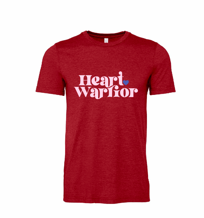 Heart Warrior / Unisex Softstyle Short Sleeve Tee (Youth & Adult) / 5 Colors / Valentine's Day