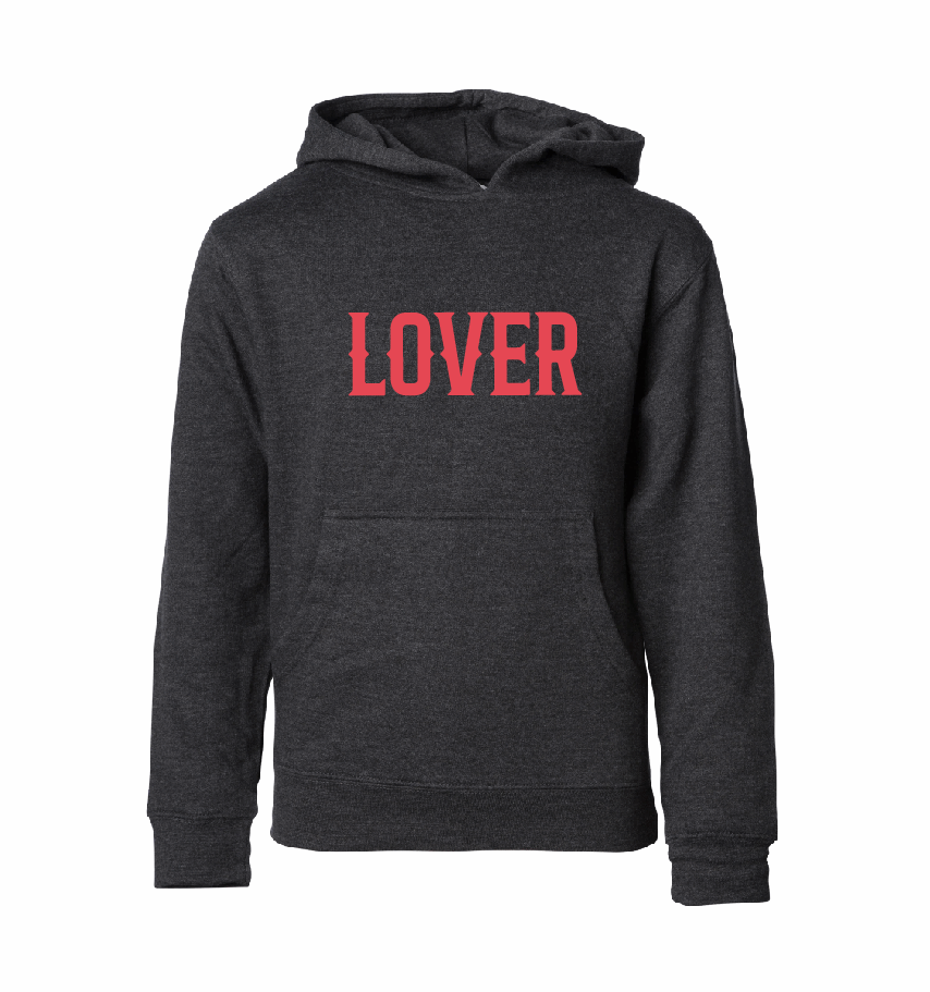 Lover / Salt & Sand / YOUTH Fleece Hoodie / 5 Colors / Valentine's Day