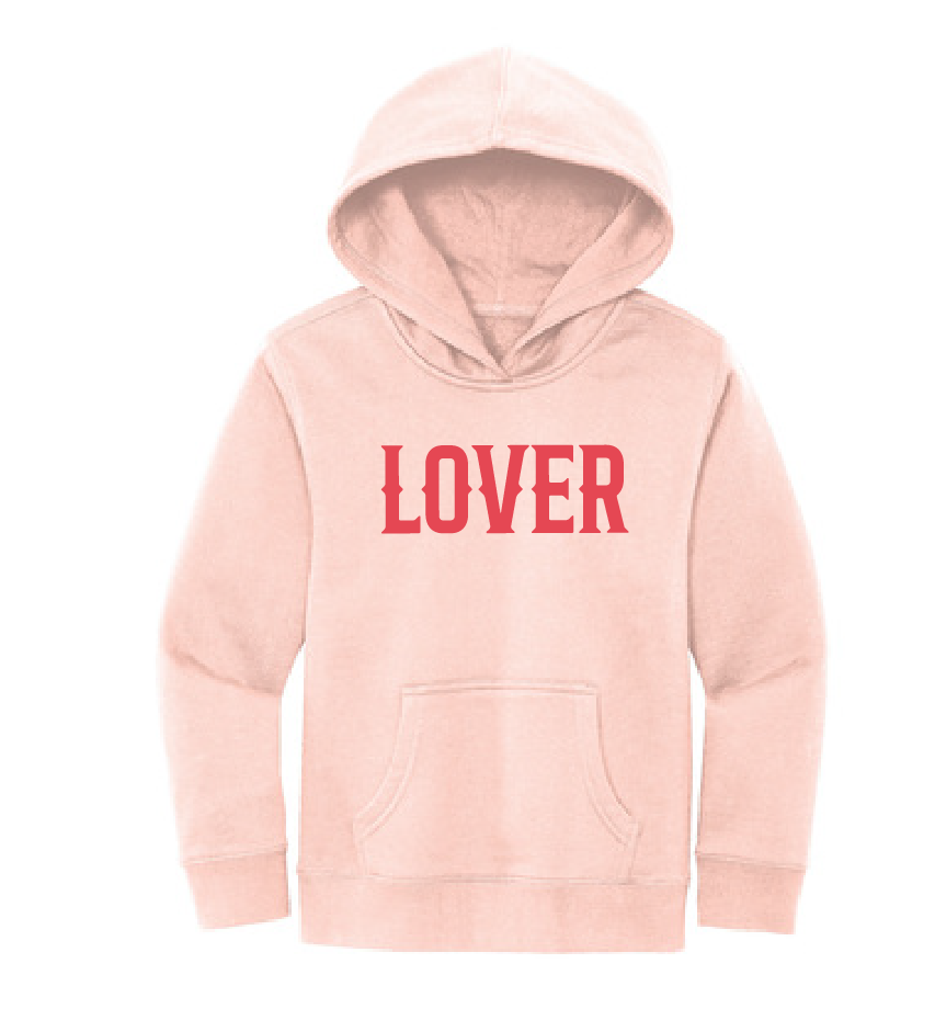 Lover / Salt & Sand / YOUTH Fleece Hoodie / 5 Colors / Valentine's Day