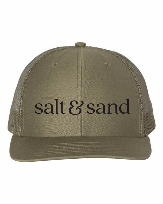 Snapback Trucker Cap / Loden / Salt and Sand