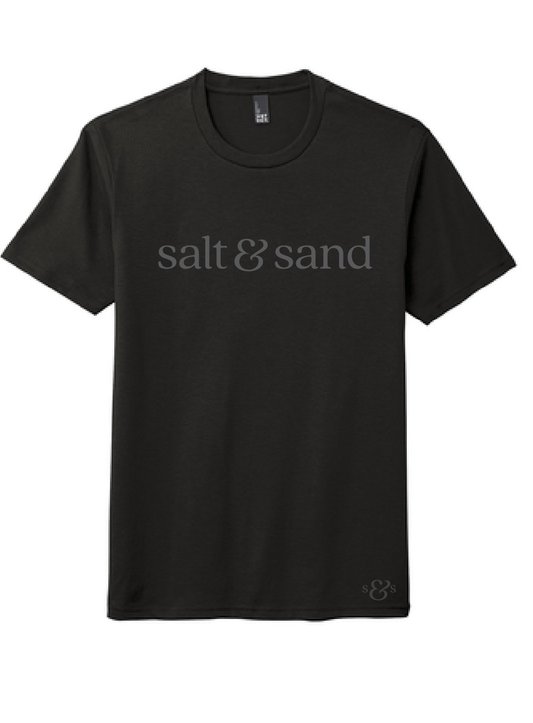 Softstyle Tee / Black / Salt and Sand