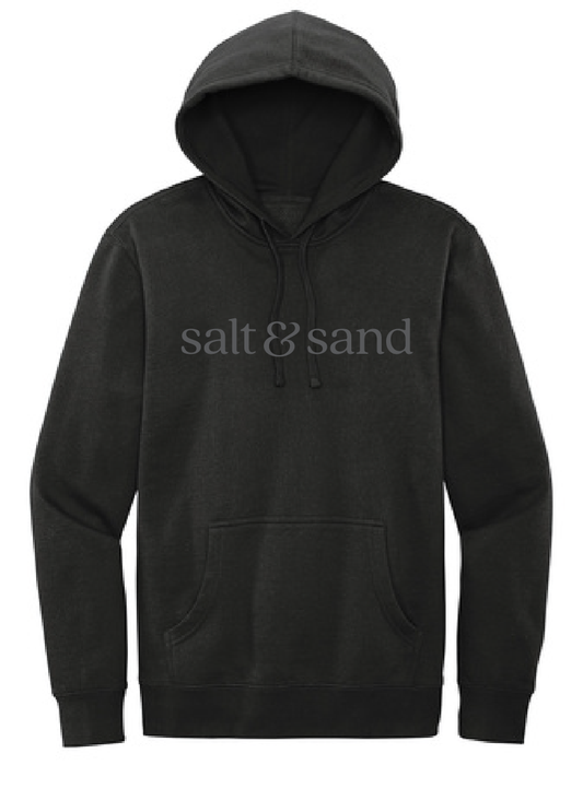 Softstyle Fleece Hoodie / Black / Salt and Sand